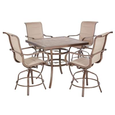Bar Height Patio Dining Sets, Home Depot Outdoor Furniture High Top Table And Chairs
