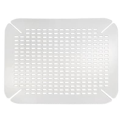 Spectrum Wright Small Chrome Kitchen Sink Mat A92370 - The Home Depot