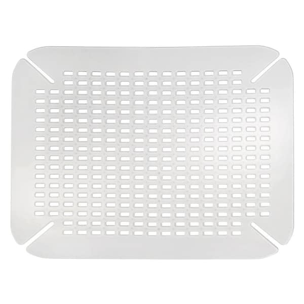 Inter Design Pebblz Sink Mat, Large, Clear