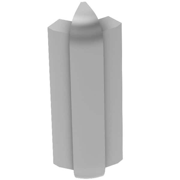 Schluter Rondec-Step Satin Anodized Aluminum 3/8 in. x 2-5/8 in. Metal 135° Outside Corner
