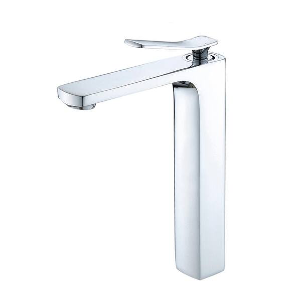 Boyel Living Modern Single Hole Single-Handle Bathroom Faucet in Chrome