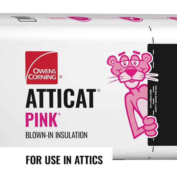 Owens Corning R-19 - R-60 AttiCat PINK Fiberglass Blown-in