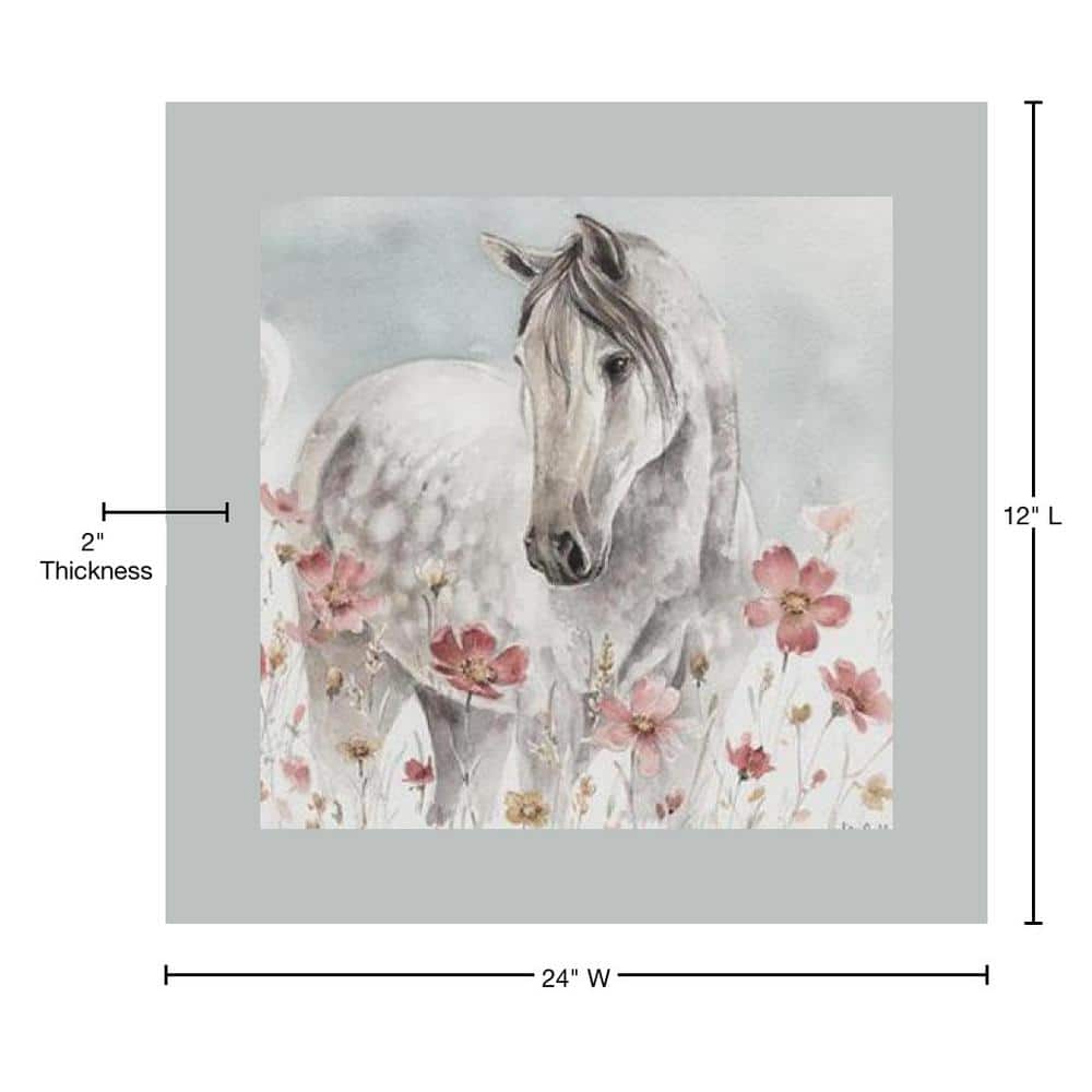 Lisa Audit Wild Horses III Wrapped Canvas Art Print, 12x24 Inches