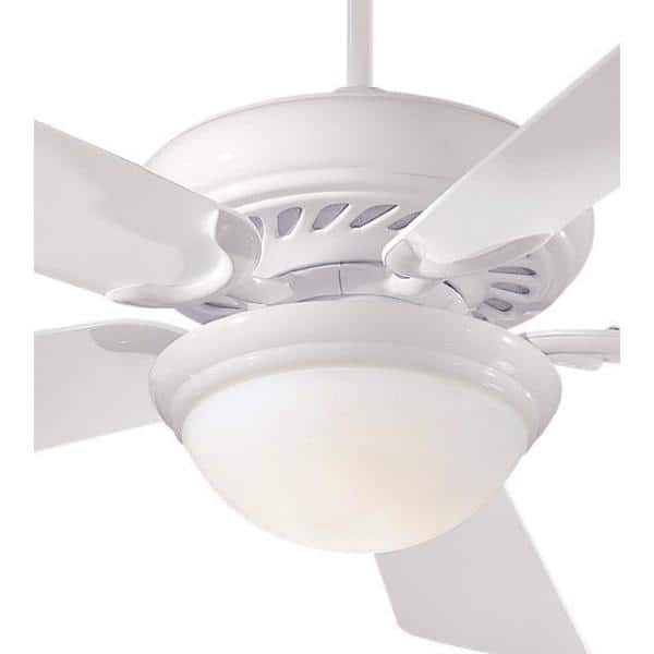 MINKA-AIRE Supra 52 in. LED Indoor White Ceiling Fan with Light
