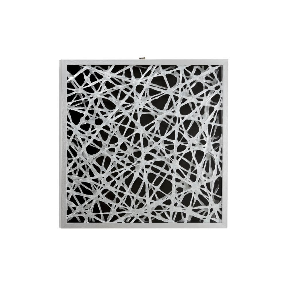 Large Square Modern Abstract Art Black and White Paper Shadow Box Wall Art price history on PriceWatchPro