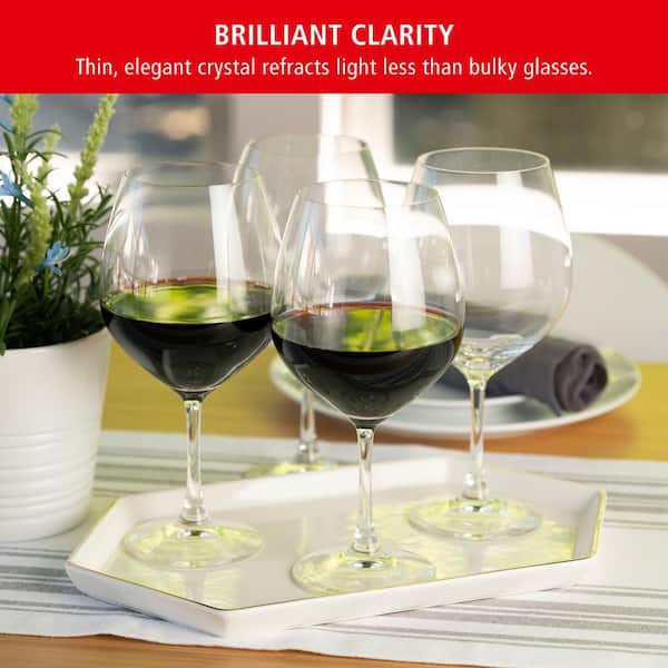 Spiegelau 25 oz. Burgundy Wine Glasses European-Made Lead-Free Crystal,  Classic Stemmed, Dishwasher Safe, Gift Set (Set of 4) 4510270 - The Home  Depot