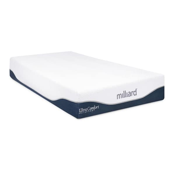 MILLIARD Premium Twin Medium Firm Memory Foam 10 in. Mattress