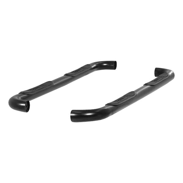 Aries 3-Inch Round Black Steel Nerf Bars, No-Drill, Select Toyota 4Runner