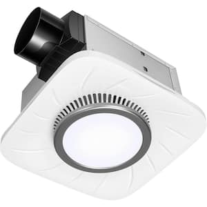 110 CFM Ceiling Bathroom Exhaust Fan with 6000K 1000LM LED Light, Cool White Light