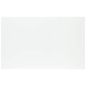 More Plain Matte White 9-7/8 in. x 15-3/4 in. Ceramic Wall Take Home Tile Sample