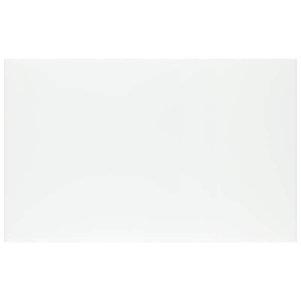 Merola Tile More Plain Matte White 9-7/8 in. x 15-3/4 in. Ceramic Wall Take Home Tile Sample