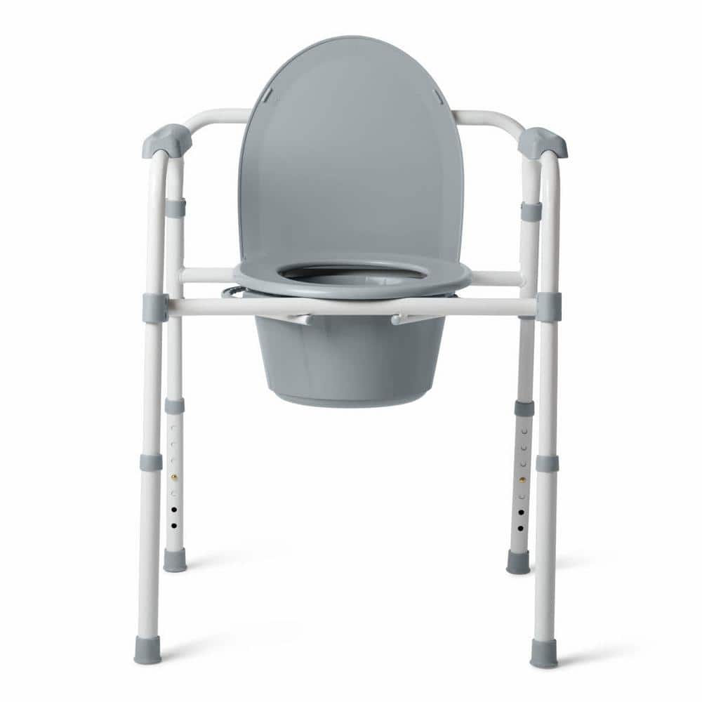 3 IN 1 Steel Folding Commode - North Coast Medical
