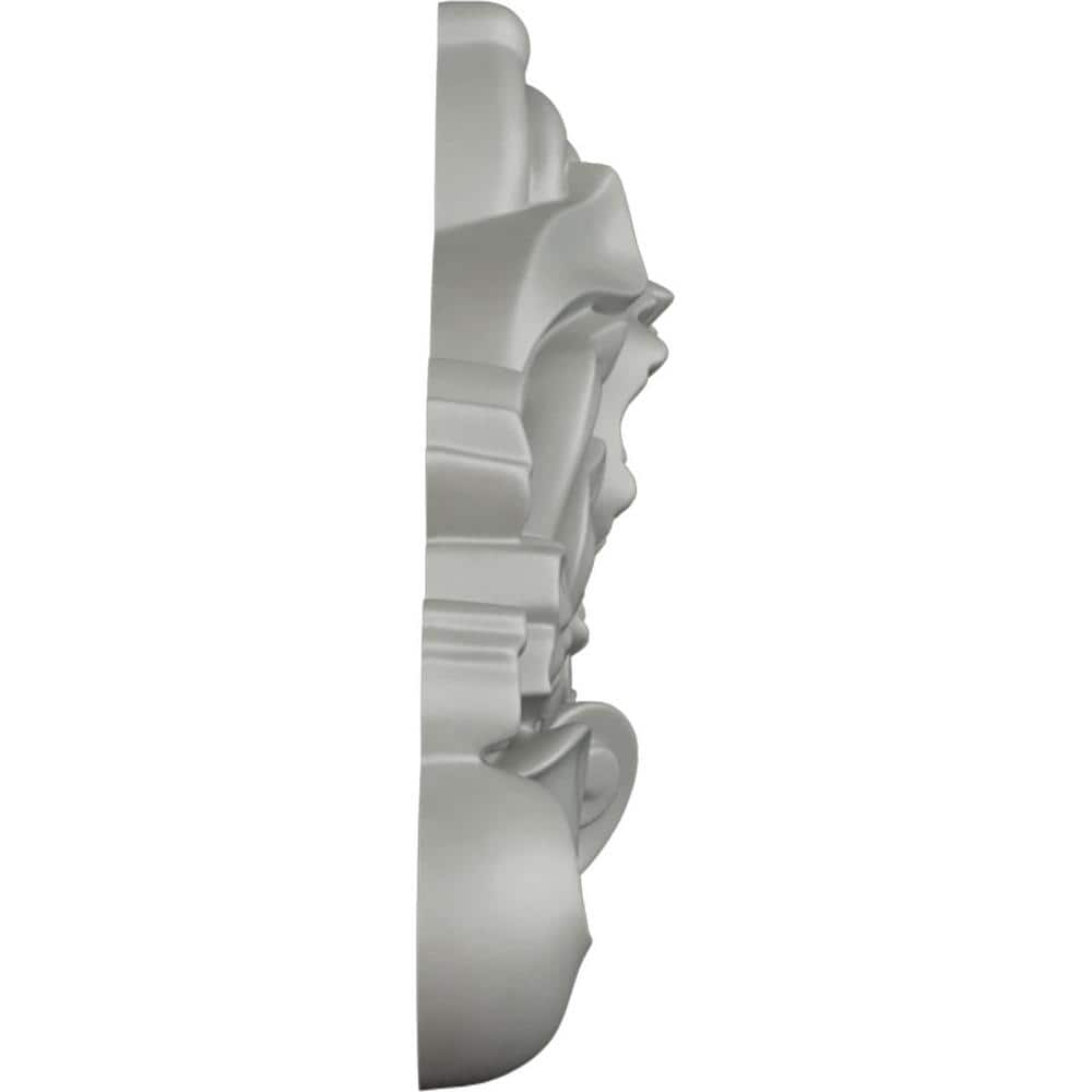 Genova White Primed Polyurethane Architectural Onlay Scroll