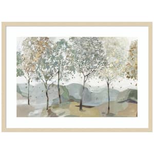 "Breezy Landscape Trees I" by Allison Pearce 1-Piece Wood Framed Giclee Nature Art Print 24 in. x 33 in.
