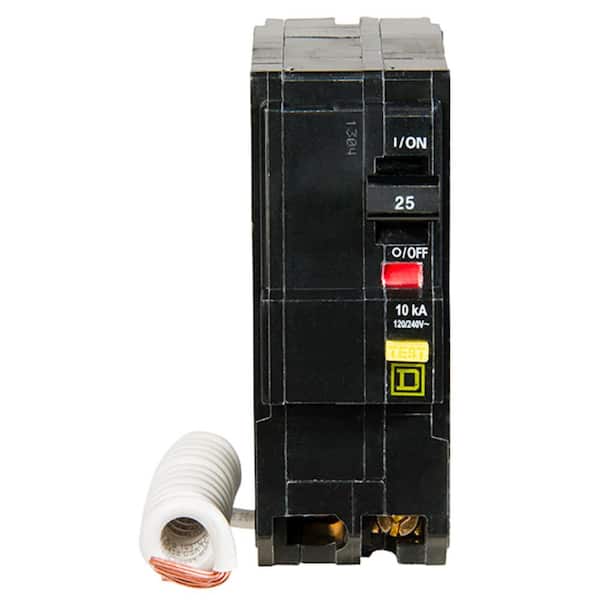 Square D QO 25 Amp 2-Pole GFCI Circuit Breaker