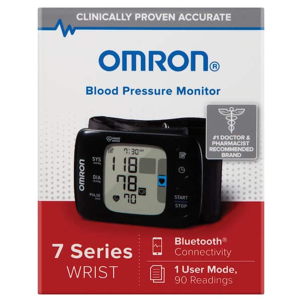 Tidoin White Blood Pressure Monitor Wrist Bp Monitor with Large LCD Display  Adjustable Wrist Cuff Rai-YDD0-R6U - The Home Depot