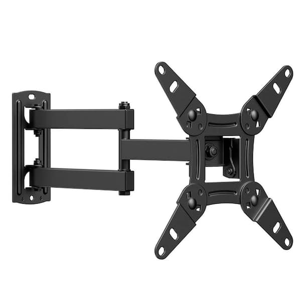 PERLESMITH Full Motion TV Wall Mount for 13-43 in. TVs Monitors Articulate Arm w Swivel, Tilt, 360° Rotation Supports up to 44 lbs.