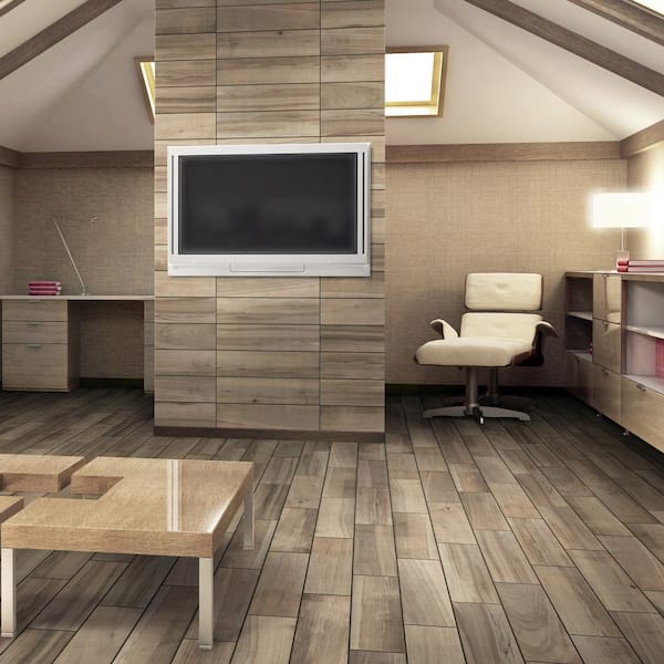 Gold Rush Prospect 6 in. x 24 in. Porcelain Floor and Wall Tile (14 sq. ft. / case)