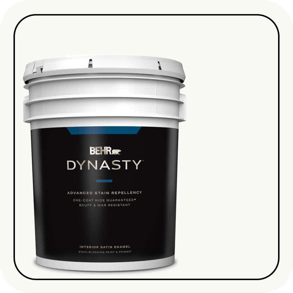 5 gal. Home Decorators Collection #HDC-NT-04G Blanca Peak Satin Enamel Interior Stain-Blocking Paint and Primer price history on PriceWatchPro