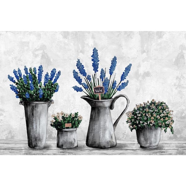 Unbranded "Stunning Lavender" by Parvez Taj Unframed Canvas Nature Art Print 8 in. x 12 in.