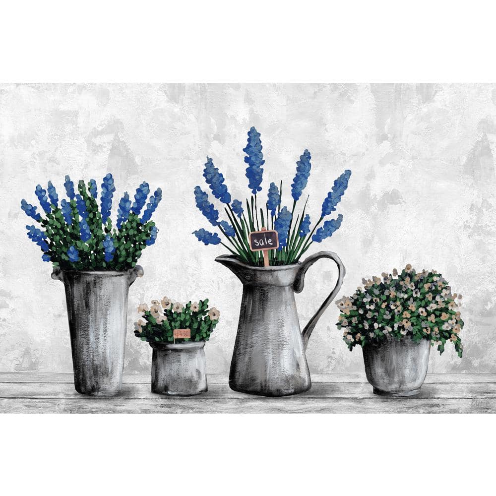 Stunning Lavender by Parvez Taj Unframed Canvas Nature Art Print 8 in. x 12