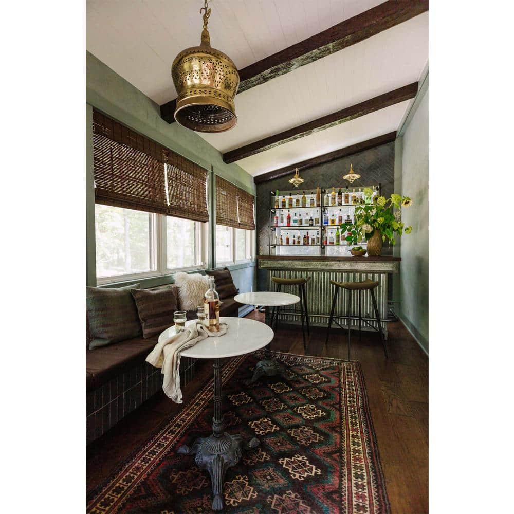Dark Walnut Modern Faux Wood Beam, 13 ft