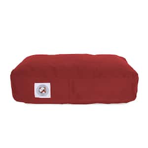 Small Dark Red Brutus Tough Chew Resistant Pet Bed