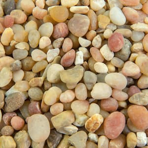 0.25 cu. ft. 3/8 in. Parchment Bagged Landscape Rock and Pebble for Gardening, Landscaping, Driveways and Walkways