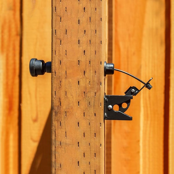 Black Plastic Gate Latch Pull