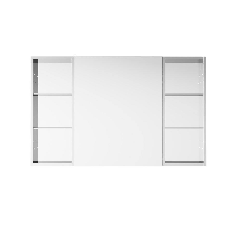 48 in. W x 30 in. H Rectangular Combo Recess/Surface Mount Medicine Cabinet with Mirror, Soft Close Door price history on PriceWatchPro