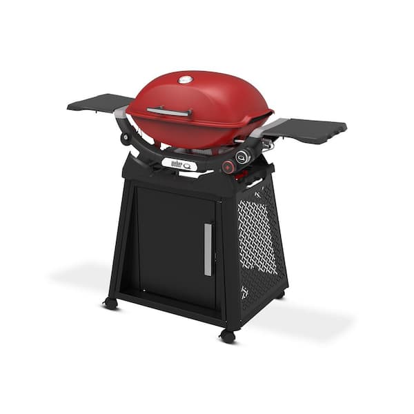 [ジャンク品]Weber Qシリーズ バーベキューコンロ USモデル　レッド Weber Q 2800N Plus 2-Burner Propane Grill in Red with Stand