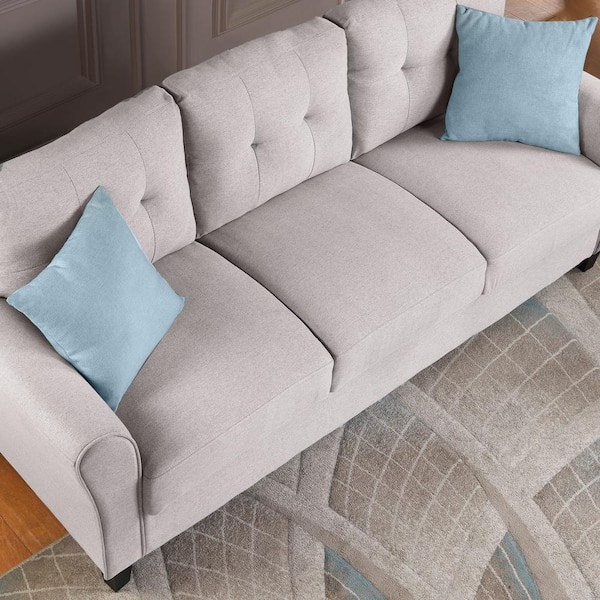 Insert Included, Decorative Throw, Accent, Sofa, Couch, Bedroom, Polyester  Grey, Modern, 1 - Kroger