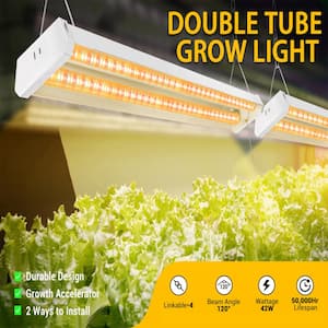 48 in. 42-Watt Indoor LED Grow Light Cool White full spectrum plant light