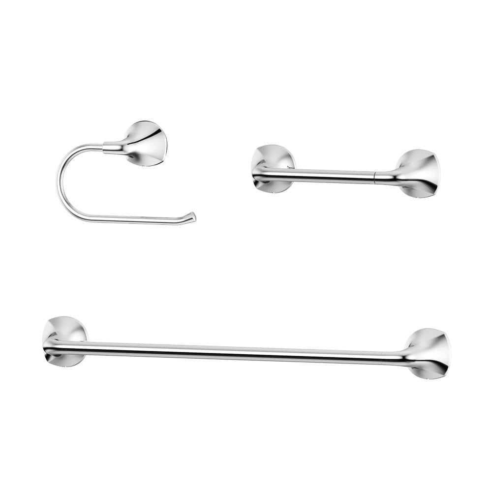 Pfister Ladera 3Piece Bath Accessory Kit in Polished Chrome PBTBLR3C