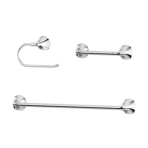Pfister Ladera 3-Piece Bath Accessory Kit in Polished Chrome