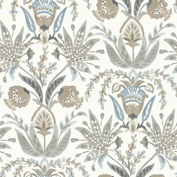 York Wallcoverings Seaside Jacobean Pre-pasted Wallpaper (Covers 56 sq. ft.)