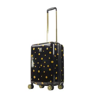 Impulse Mixed Dots Hardside Spinner 22 in. Luggage, Black