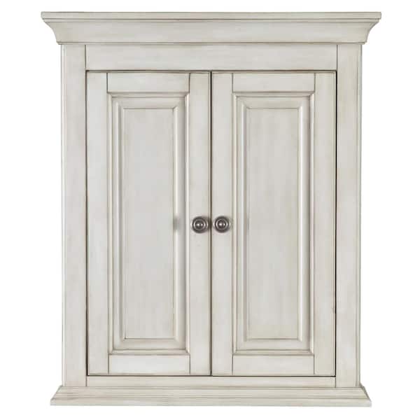 Foremost Corsicana 24 in. W x 28 in. H Wall Cabinet in Antique White