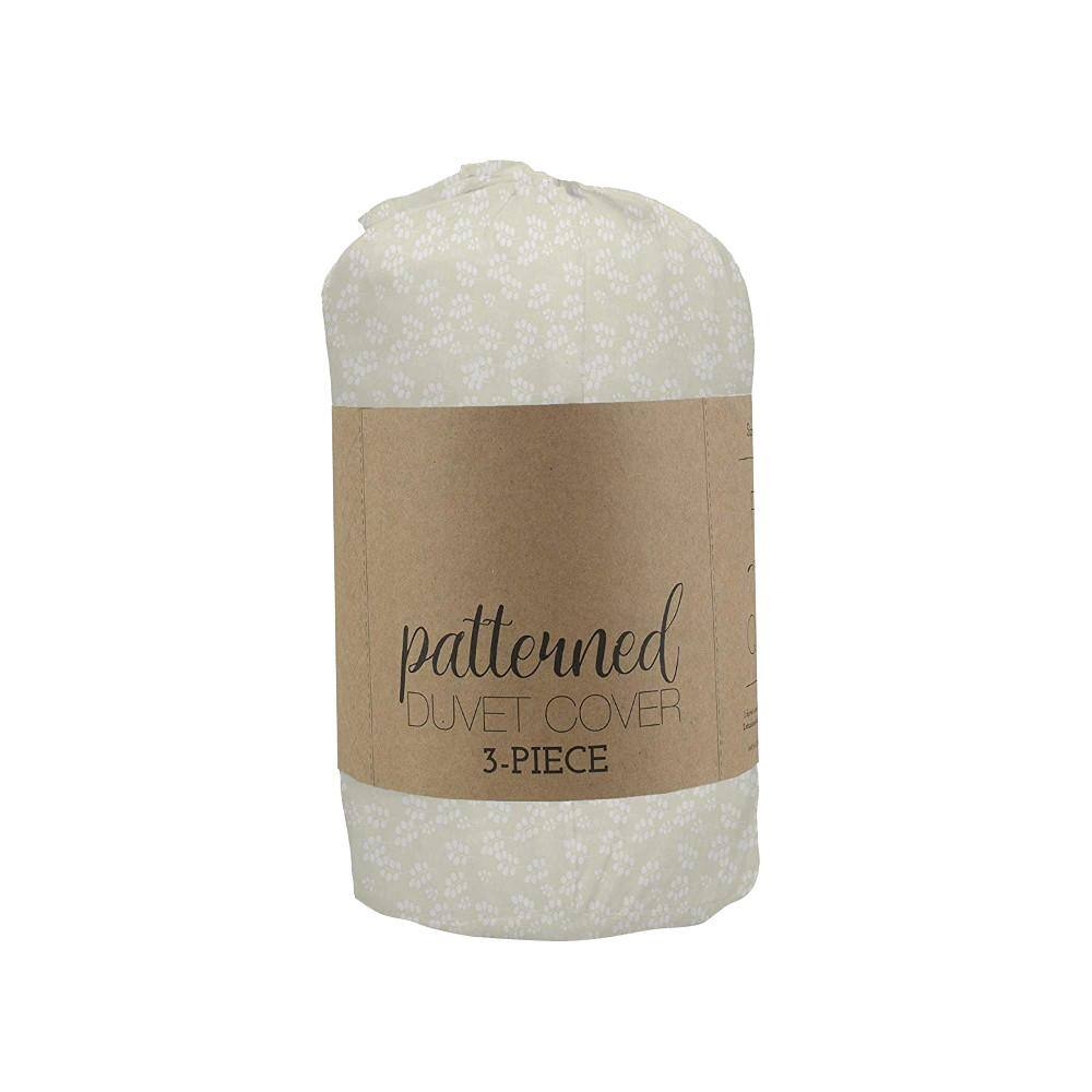 Ivory Twin/Twin XL Microfiber Wheatfield Duvet Cover Set