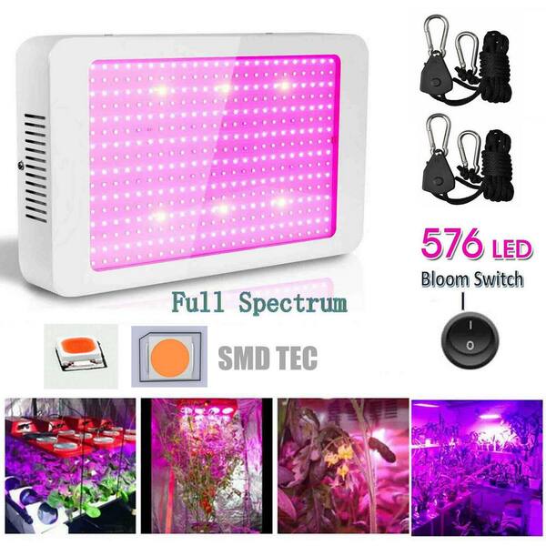 8000W LED Grow Light Hydroponic Full Spectrum Indoor Plant Flower Growing Bloom 