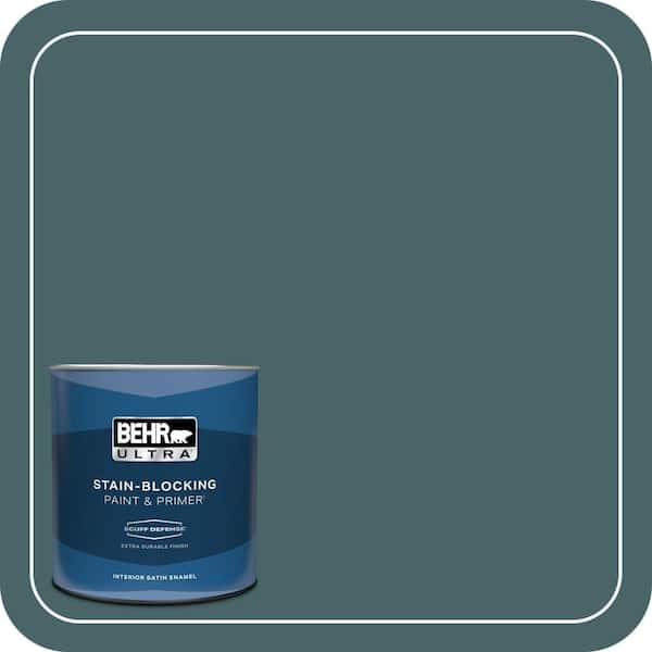 BEHR ULTRA 1 qt. #MQ6-2 Walk Me Home Extra Durable Satin Enamel Interior Paint & Primer