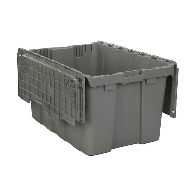 HDX 26-Gal. Commercial Flip Top Tote in Gray