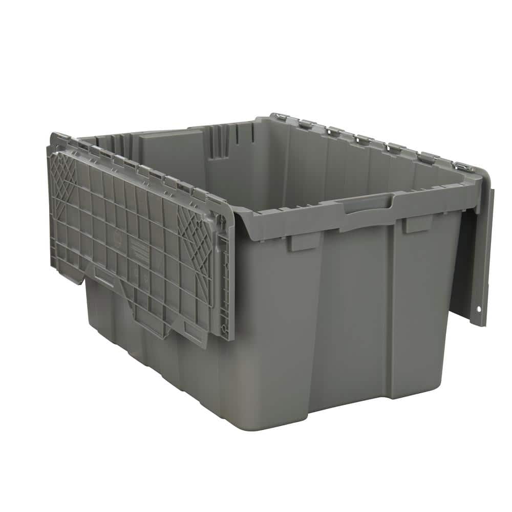 HDX 26-Gal. Commercial Flip Top Tote in Gray SW112 - The