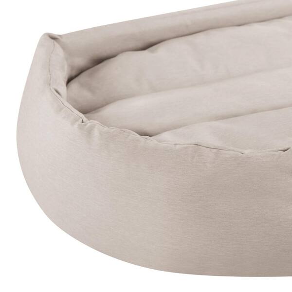 Sam's Pets Missy Round Dog Bed - Beige - Small