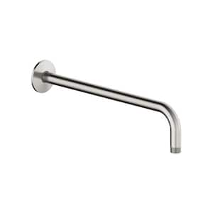 Shower Arm and Flange in Satin Nickel, 14.5 in.