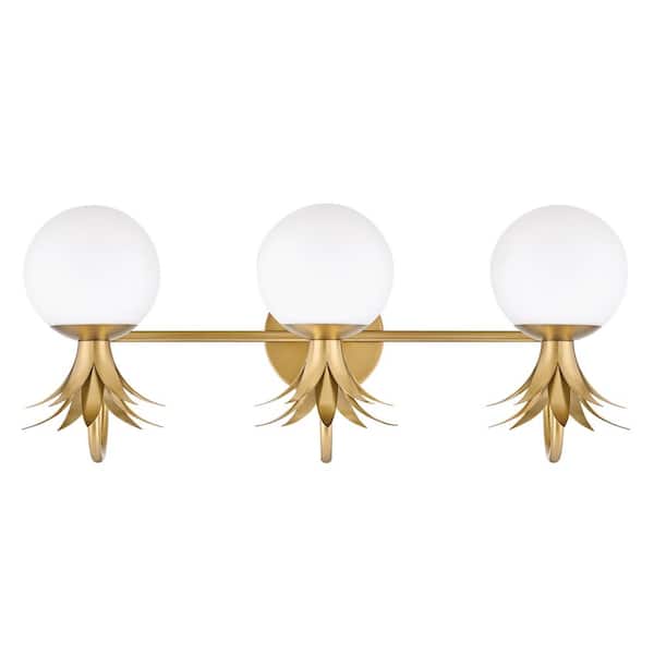 HINKLEY - Palma 24.0 in. 3 Light Heritage Brass Vanity Light