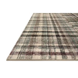 Chris Loves Julia Humphrey Forest/Multi 3 ft. 6 in. x 5 ft. 6 in. Modern Farmhouse Plaid Area Rug