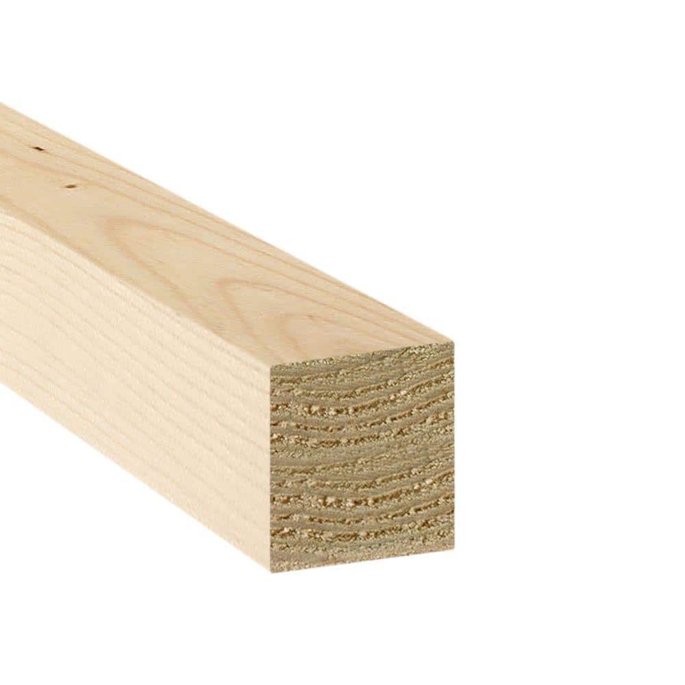4 in. x 4 in. x 8 ft. #2 Ground Contact Pressure-Treated Timber