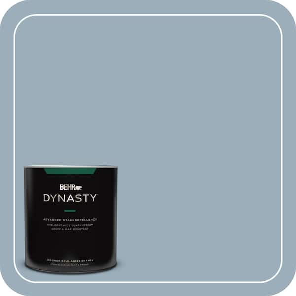 BEHR DYNASTY 1 qt. Home Decorators Collection #HDC-CT-24 Rainy Sidewalk Semi-Gloss Enamel Interior Stain-Blocking Paint & Primer