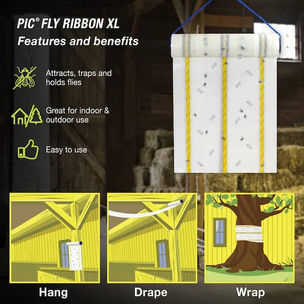 Raid Fly Ribbon Trap (10-Pack) FR10B-RAID - The Home Depot